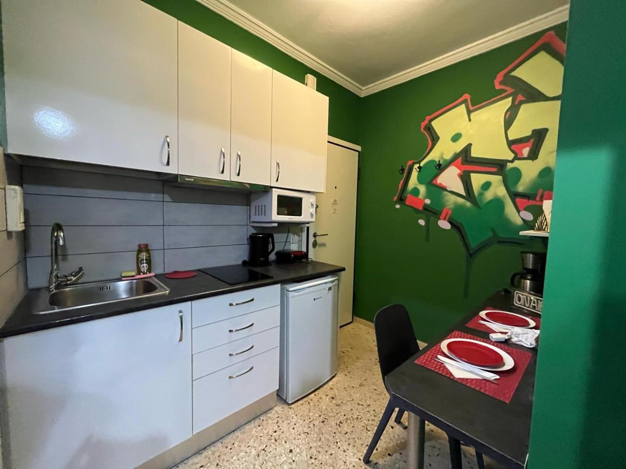דירות Cyber Loft - Futuristic Athens Vipgreece מראה חיצוני תמונה